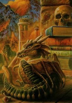 Bob Eggleton's visual Art 1995 FPG Bob Eggleton #5 Wizard's Dragon Front