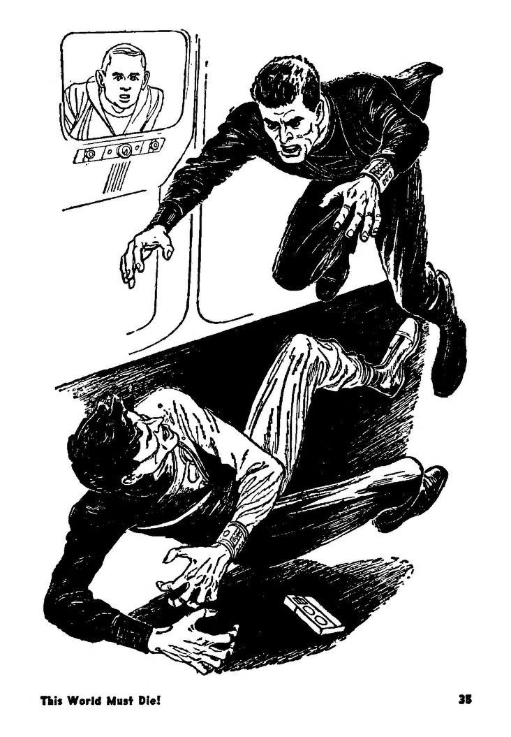 Emsh, SFA 57-04. Who is more repulsed, the humans or the alien?