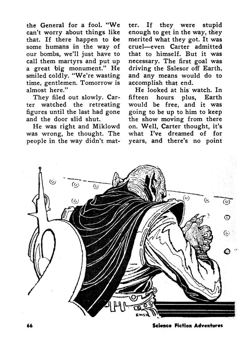 Emsh, SF Adventures 58-06 (final Issue), The Man from the Big Dark by John Brunner.