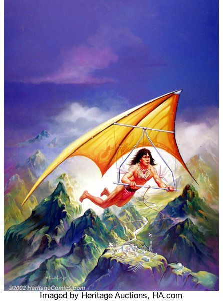 Ken Kelly, Beyond the Gate of Worlds, Tor Books, 1991, cover art, three Gate of Worlds novellas by Robert Silverberg, John Brunner, and Chelsea Quinn Yarbro.