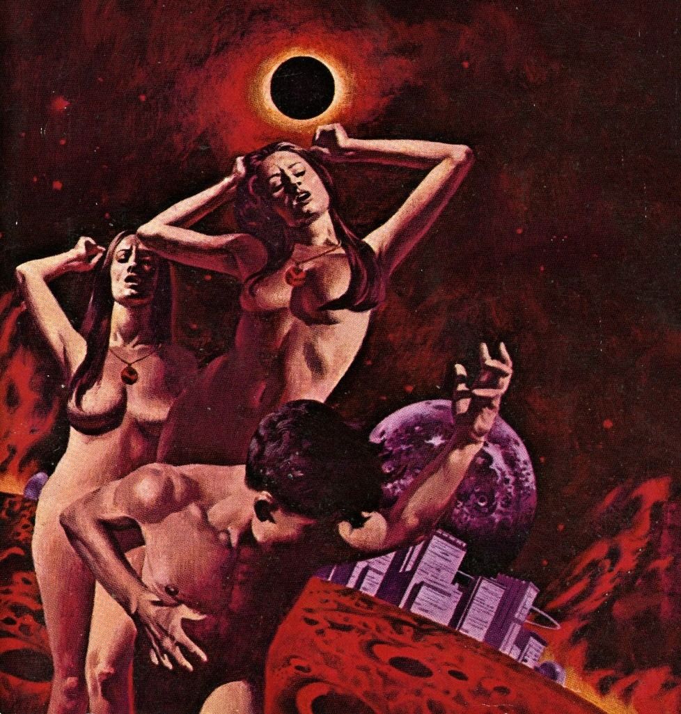 Vincent Di Fate, Genetic Bomb by Andrew J. Offutt and D. Bruce Berry, Warner Books, 1975.