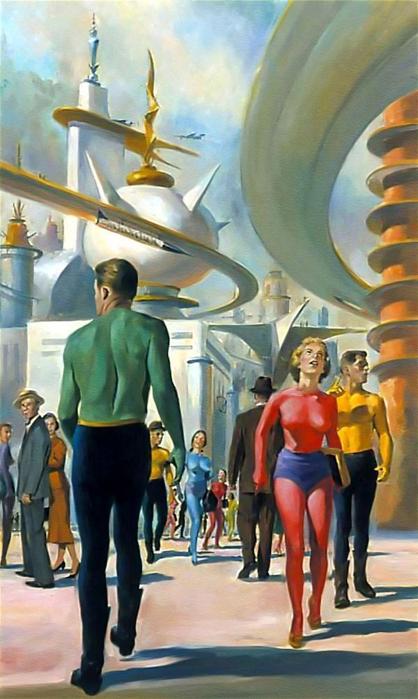 Bob Lavin, original art for Tomorrow and Tomorrow by Hunt Collins (Evan Hunter AKA Ed Mc Bain), 1956. Versus the published cover, this art is reversed and the body highlights are flatter.