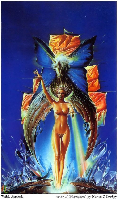 Wojtek Siudmak, Stormqueen by Marion Zimmer Bradley, Presse Pocket (France) 2001.