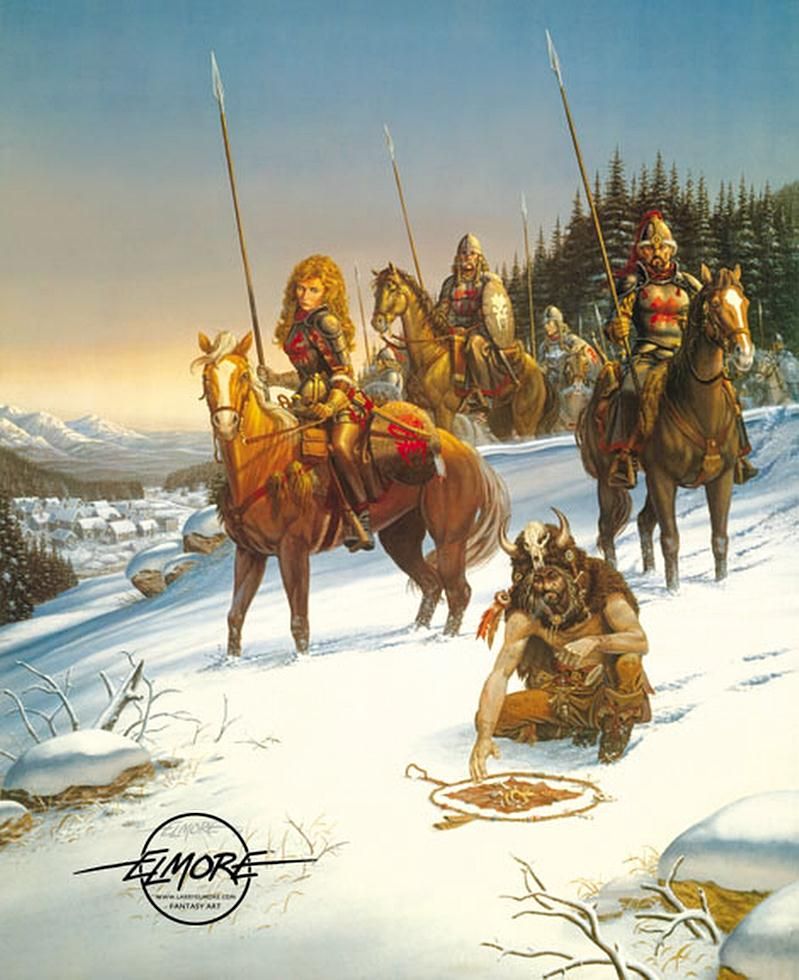 Larry Elmore, Snow Brother by S.M. Stirling, first volume in the Fifth Millennium series.