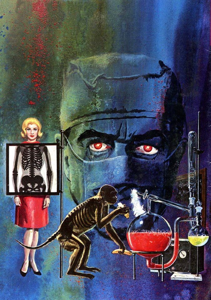GEORGE WILSON - art for X, The Man with the X-Ray Eyes - Sept 1963 - Gold Key…