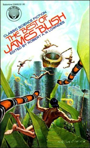 H.R. Van Dongen, The Best of James Blish 1979, illustrating the classic story Surface Tension.