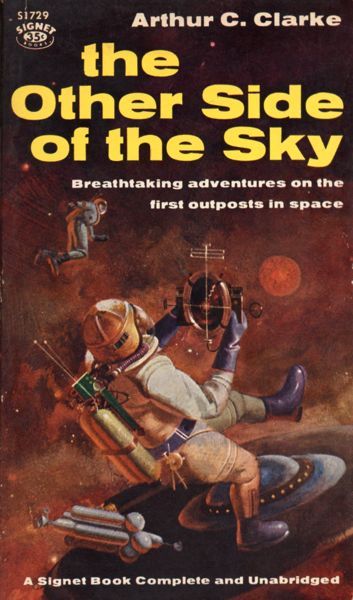 Unknown artist (Stanley Meltzoff ??), The Other Side of the Sky by Arthur C. Clarke 1959.