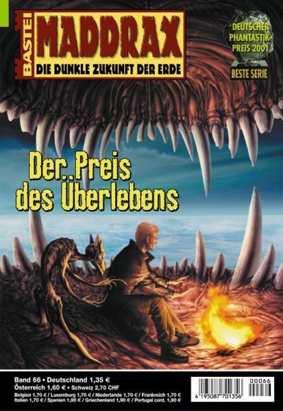 Maddrax 066: The Price of Survival by Jo Zybell, 2002-08-06. Cover by Koveck.