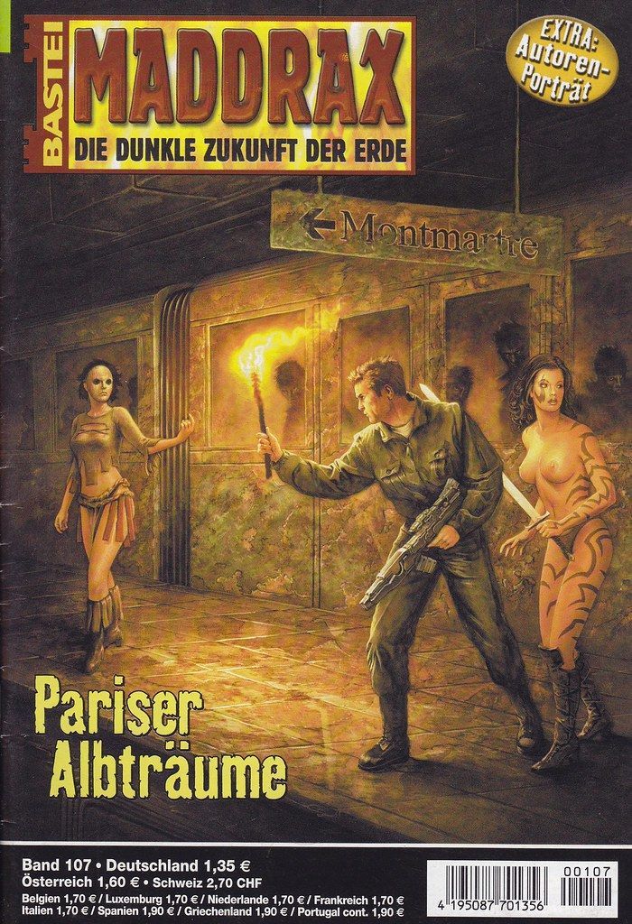 Maddrax 107: Parisian Nightmares by Michael J. Parrish, 2004-02-24. Cover by Koveck.