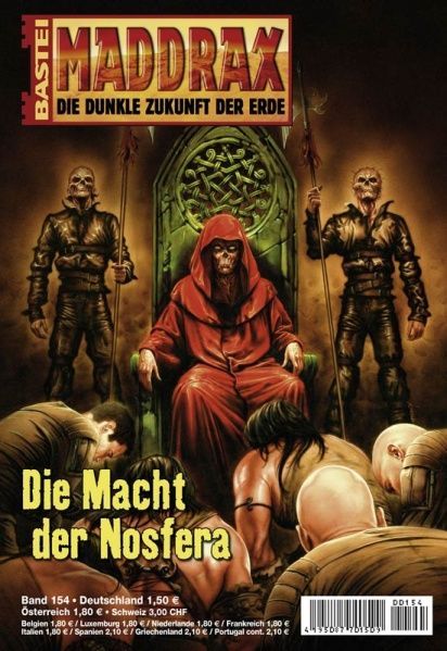 Maddrax 154: The Power of the Nosfera by Bernd Frenz, 2005-12-18. Cover by Koveck.