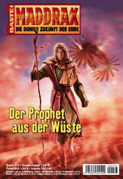 Maddrax 173, The Prophet from the Desert by Susan Schwartz, 2006-09-05. Cover by Koveck.