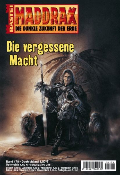 Maddrax 178: The Forgotten Power by Stephanie Seidel, 2006-11-14. Cover by Luis Royo.