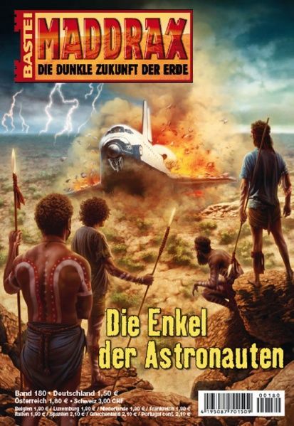 Maddrax 180: The Astronauts' Grandchildren by Mia Zorn & Jo Zybell, 2006-12-12. Cover by Koveck.