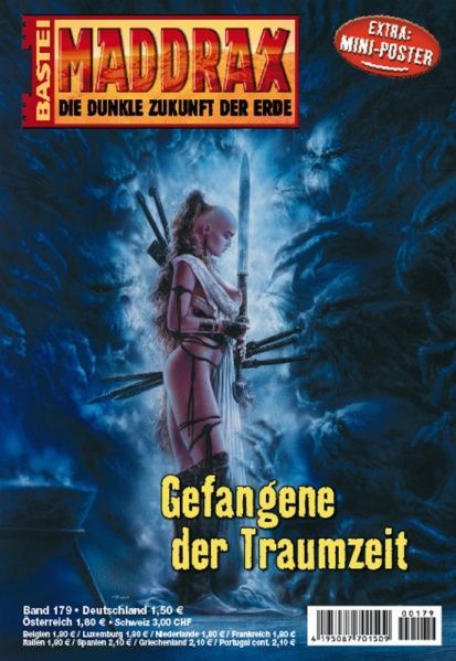 Maddrax 179: Prisoners of Dreamtime by Ronald M. Hahn, 2006-11-28. Cover by Luis Royo.