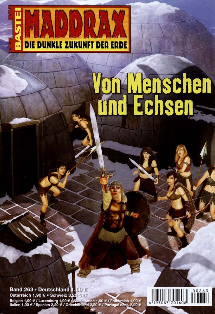 Maddrax 263: Of Men and Lizards by Michael M. Thurner, 2010-02-16. Cover by Jose del Nido.