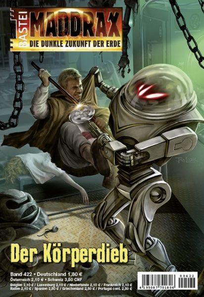 Maddrax 422, The Body Thief by Wolf Binder, 2016-03-22. Cover by Néstor Taylor.