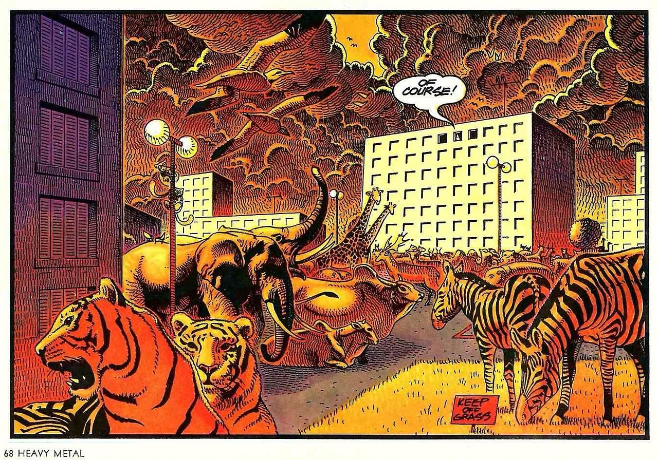 BENDIS!: Forgotten masterpiece: “New Ark City” by Caza (Phillipe Cazaumayou), from Heavy Metal magazine, August 1979. (click through to read the whole thing)