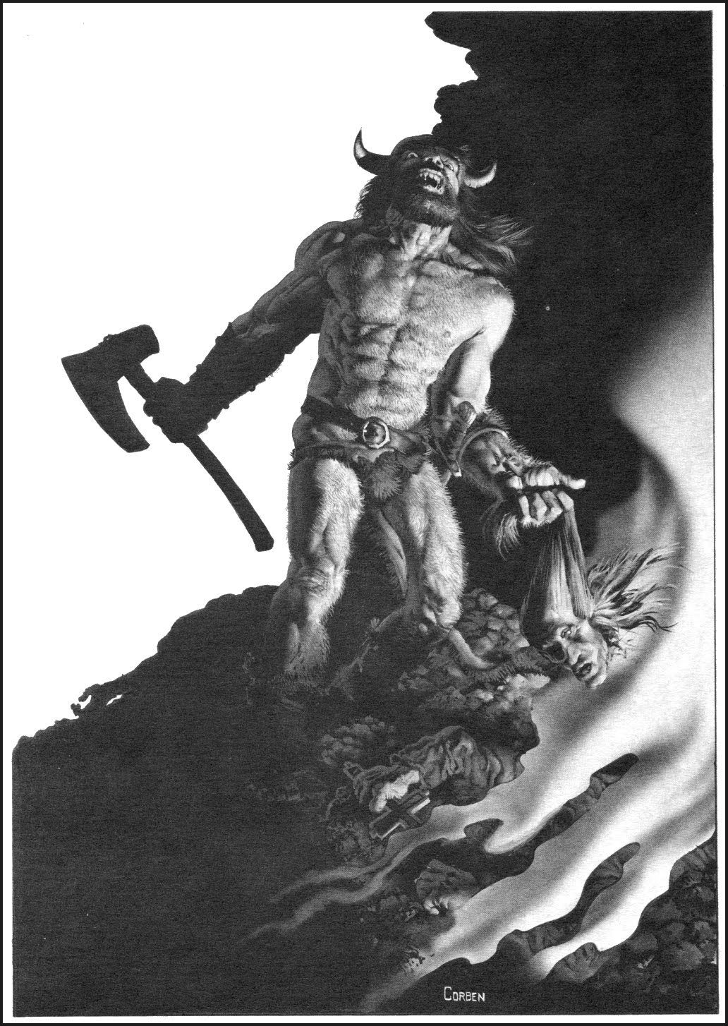 Richard Corben  Illustrating Robert E. Howard  The Golden Age #7  Published by The S.F.C.A. ~ Winter/1971