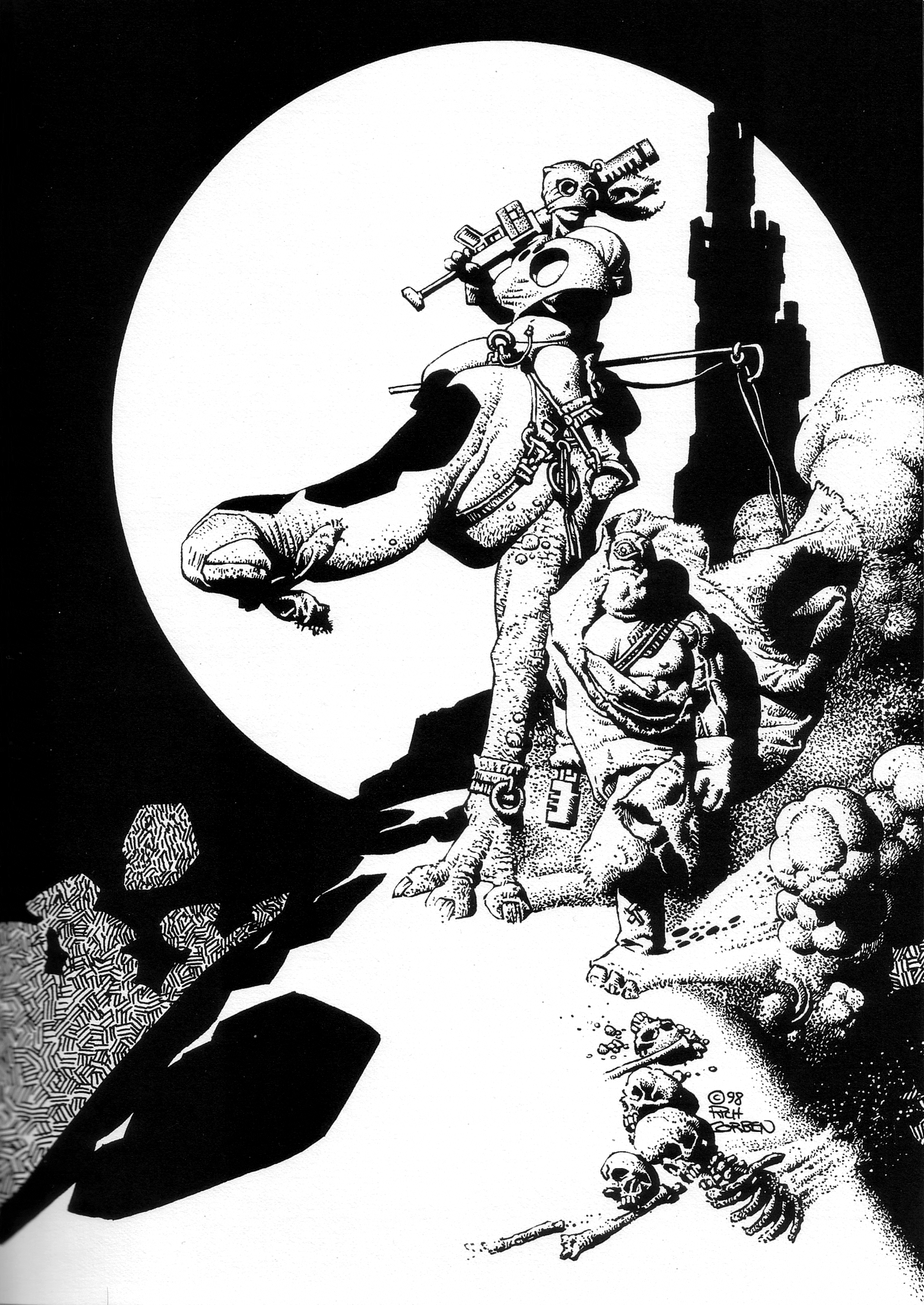 I love the Weird World aspect of this artwork created by Richard Corben. To see it put to use would be even better.