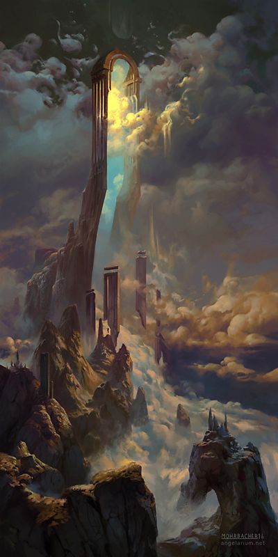 cyrail: “ The Gate of Sahaqiel by PeteMohrbacher Featured on Cyrail: Inspiring artworks that make your day better ”