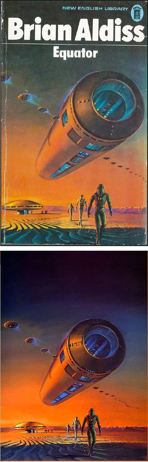BRUCE PENNINGTON - Equator by Brian W. Aldiss - 1973 New English Library - cover by flickr