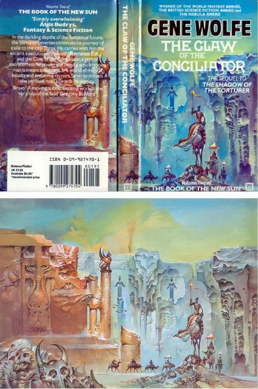 BRUCE PENNINGTON - The Claw of the Conciliator by Gene Wolfe - 1983 Arrow Books - cover by isfdb