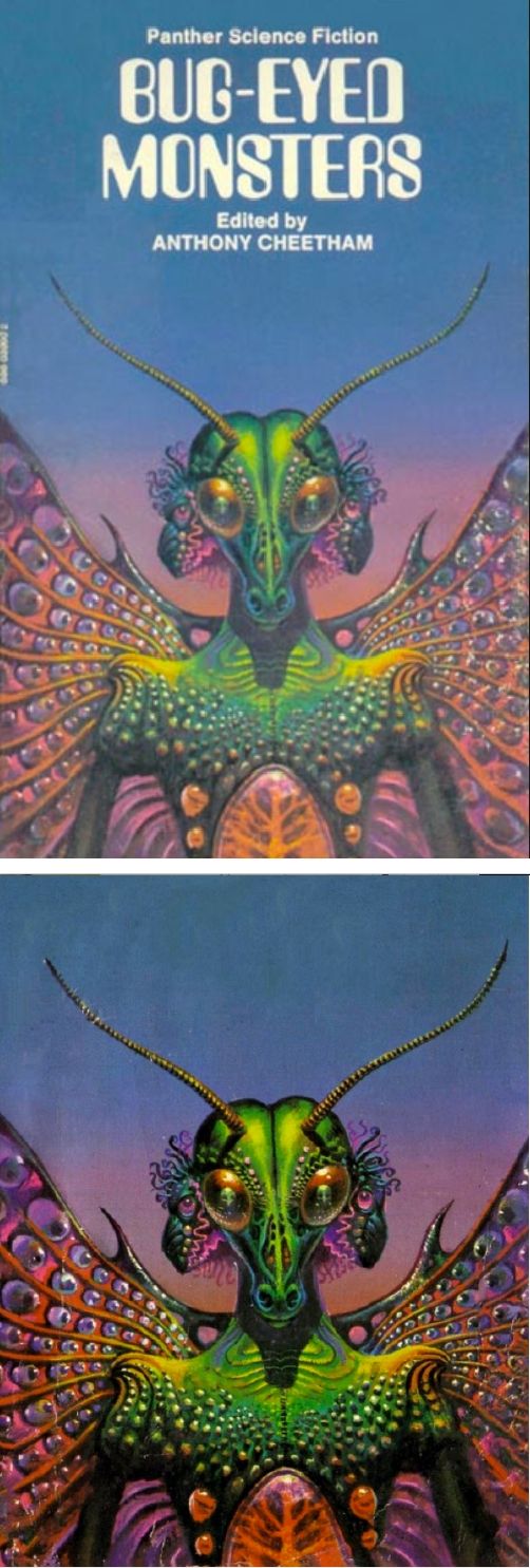 BRUCE PENNINGTON - Bug-Eyed Monsters by Anthony Cheetham  - 1974 Panther Books - cover by isfdb