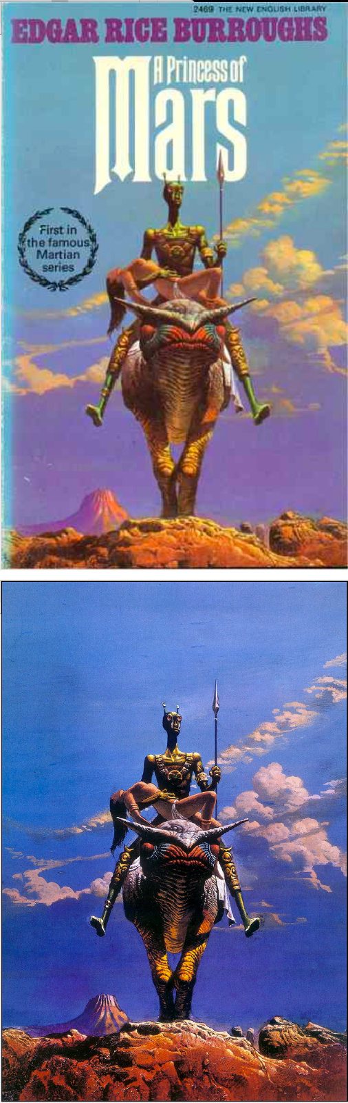 BRUCE PENNINGTON - A Princess of Mars by Edgar Rice Burroughs - 1963 New English Library - cover by isfdb