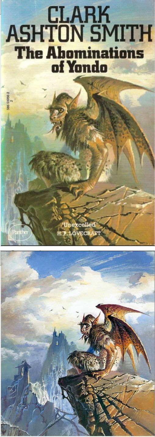 BRUCE PENNINGTON - The Abominations of Yondo by Clark Ashton Smith - 1974 Panther Books - cover by isfdb