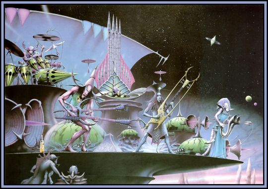 Rodney Matthews - Encore at the End of Time had this as a poster on my wall as a kid!