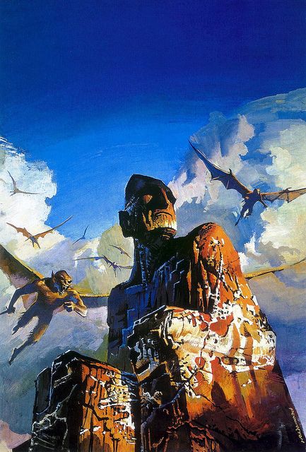 Bruce Pennington, The Stone God Awakens by Philip Jose Farmer, Panther Books 1976.