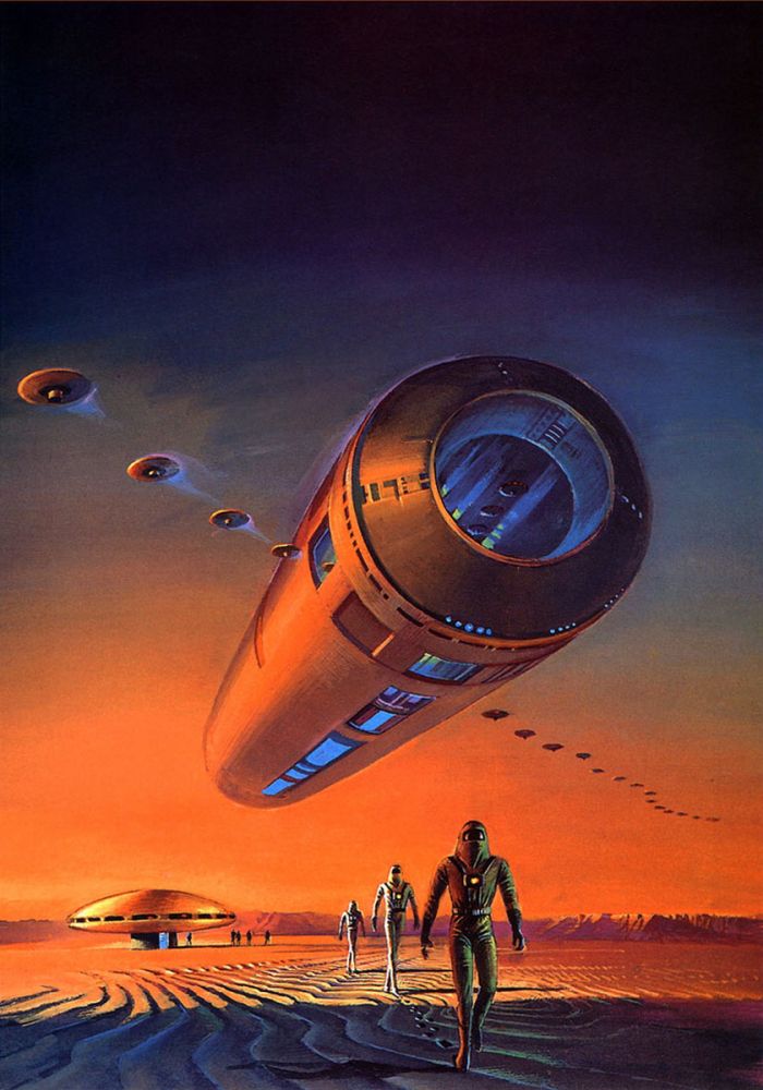 Bruce Pennington, Equator by Brian Aldiss, New English Library 1972, Re-used for The Voyage of the Space Beagle by A.E. van Vogt 1976.