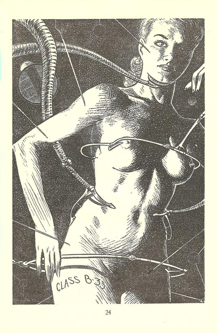 Avon Science Fiction and Fantasy Readers Covers Art John Giunta, The Agents by Bryce Walton, Avon SF and Fantasy Reader No.1, 53-01, p.24.