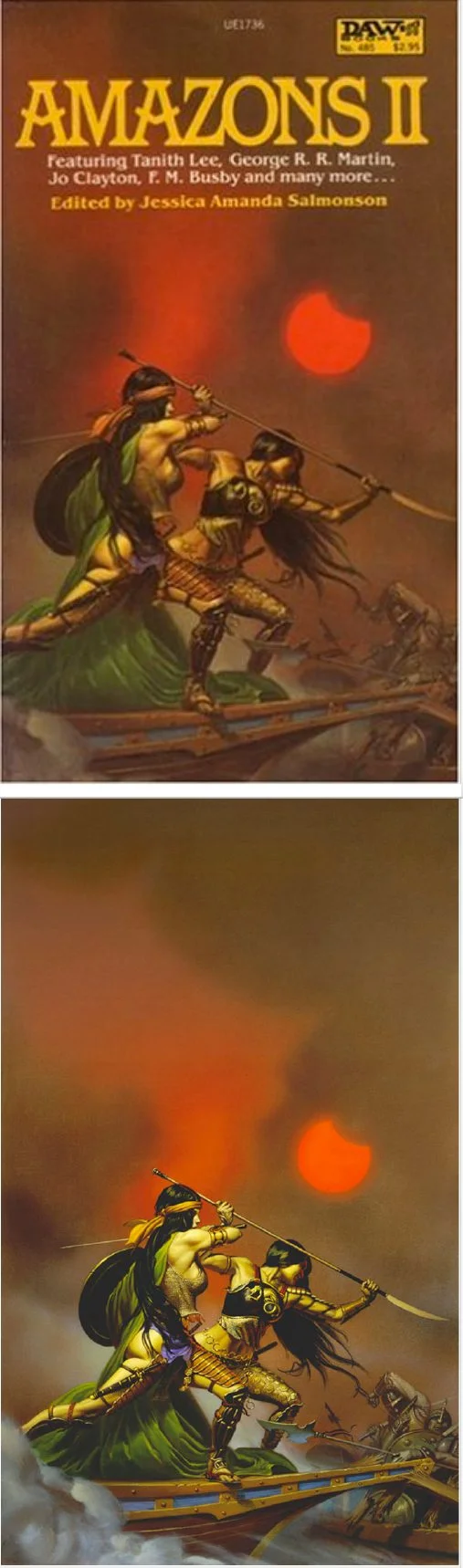Michael Whelan's Covers Art MICHAEL WHELAN - Amazons II editor Jessica Amanda Salmonson - 1982 DAW Books - cover by isfdb