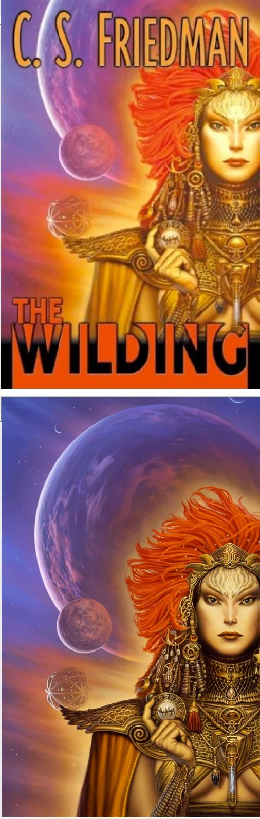 Michael Whelan's Covers Art MICHAEL WHELAN - The Wilding by C.S. Friedman - 2004 DAW Books - cover by isfdb