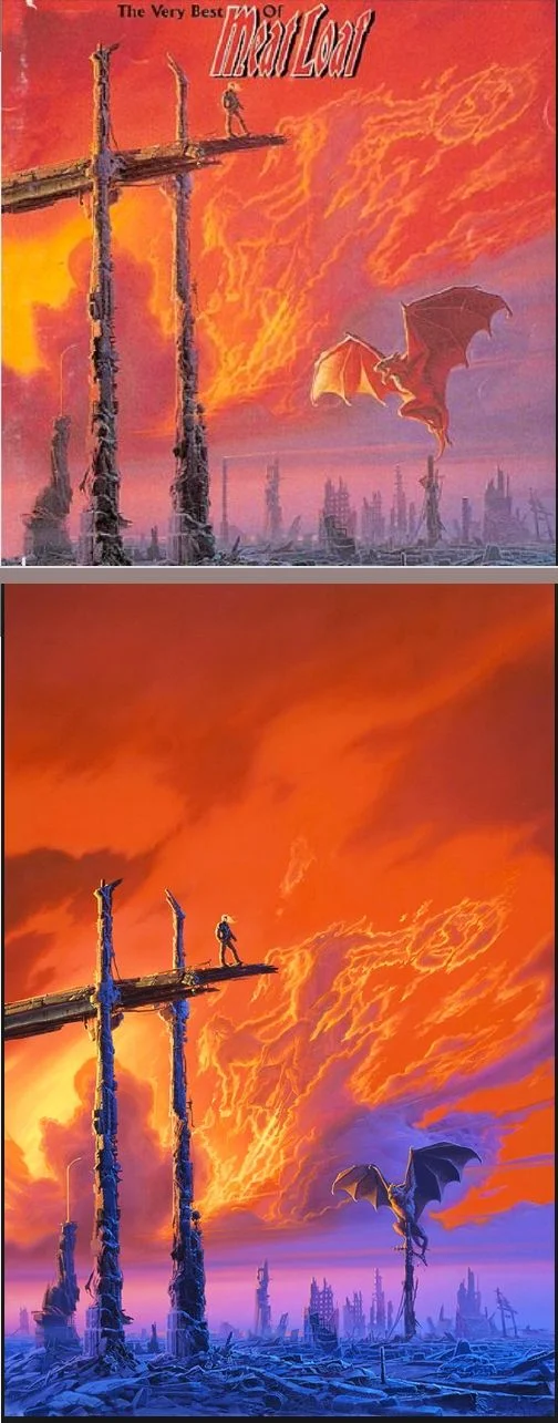 Michael Whelan's Covers Art MICHAEL WHELAN - The Very Best of Meat Loaf - 1998 Virgin Records - cover by en.wikipedia.org
