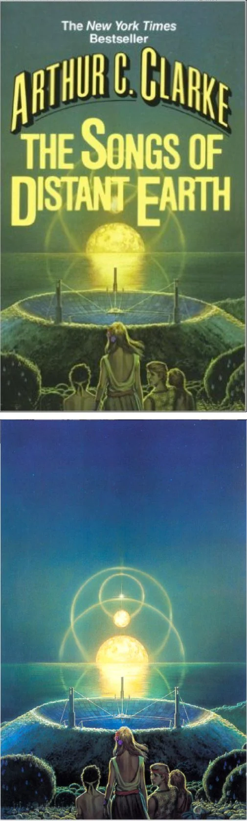 Michael Whelan's Covers Art MICHAEL WHELAN - Songs of Distant Earth by Arthur C. Clark - 1991 Del Rey Books - cover by isfdb