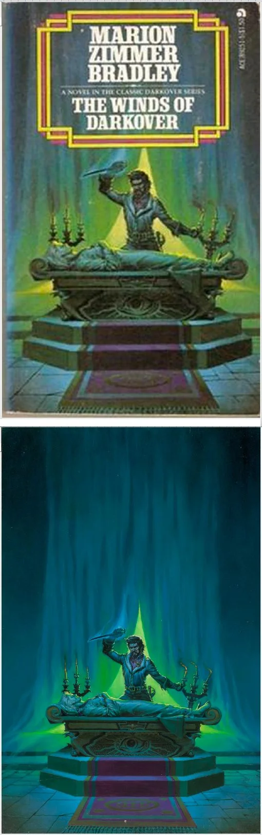 Michael Whelan's Covers Art MICHAEL WHELAN - The Winds of Darkover by Marion Zimmer Bradley - 1971 Ace Books