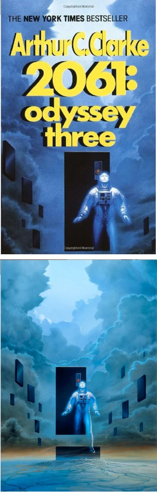 Michael Whelan's Covers Art MICHAEL WHELAN - 2061 Odyssee III by Arthur C. Clarke - 1988 Del Rey / Ballantine - cover by Amazon
