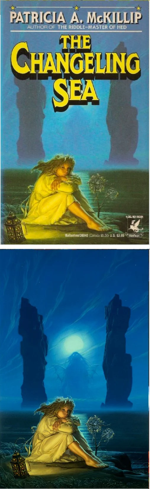 Michael Whelan's Covers Art MICHAEL WHELAN - The Changeling Sea by Patricia A. McKillip - 1989 Del Rey / Ballantine - cover by isfdb