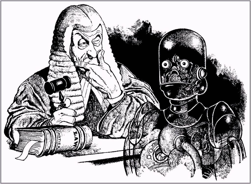 Edd Cartier's Covers Art Edd Cartier, Ex Machina (Gallegher) by Lewis Padgett (Henry Kuttner), Astounding SF 48-04, P.31.