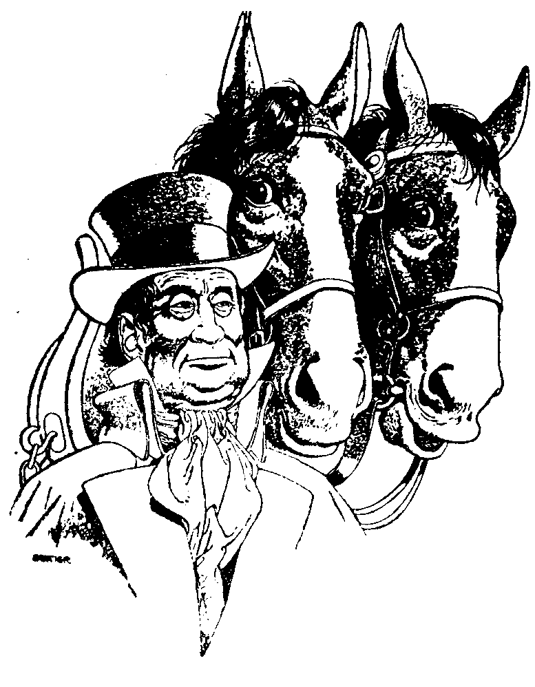 Edd Cartier's Covers Art Edd Cartier, He Walked Around the Horses by H. Beam Piper, Astounding SF 48-04, p.60.
