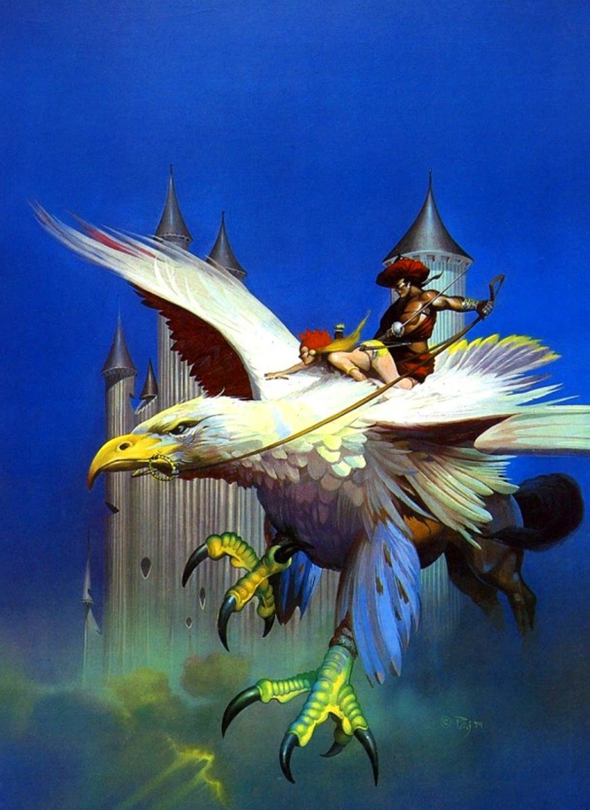 Peter Andrew Jones's Visionary Art Peter Andrew Jones, The Castle of Iron (Harold Shea) by L. Sprague de Camp & Fletcher Pratt, Corgi Books (UK), 1979.