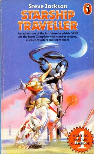 Peter Andrew Jones's Visionary Art PETER ANDREW JONES - art for Starship Traveller by Steve Jackson - 1983 Puffin Books
