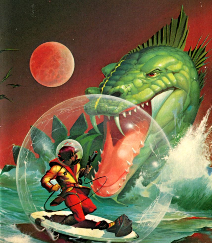 Peter Andrew Jones's Visionary Art PETER ANDREW JONES - art for The Flight of the Horse by Larry Niven - 1982 Orbit Books