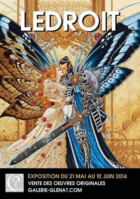 Olivier Ledroit's Visionary Art This contains an image of: Exposition Olivier Ledroit Galerie Glénat à Paris