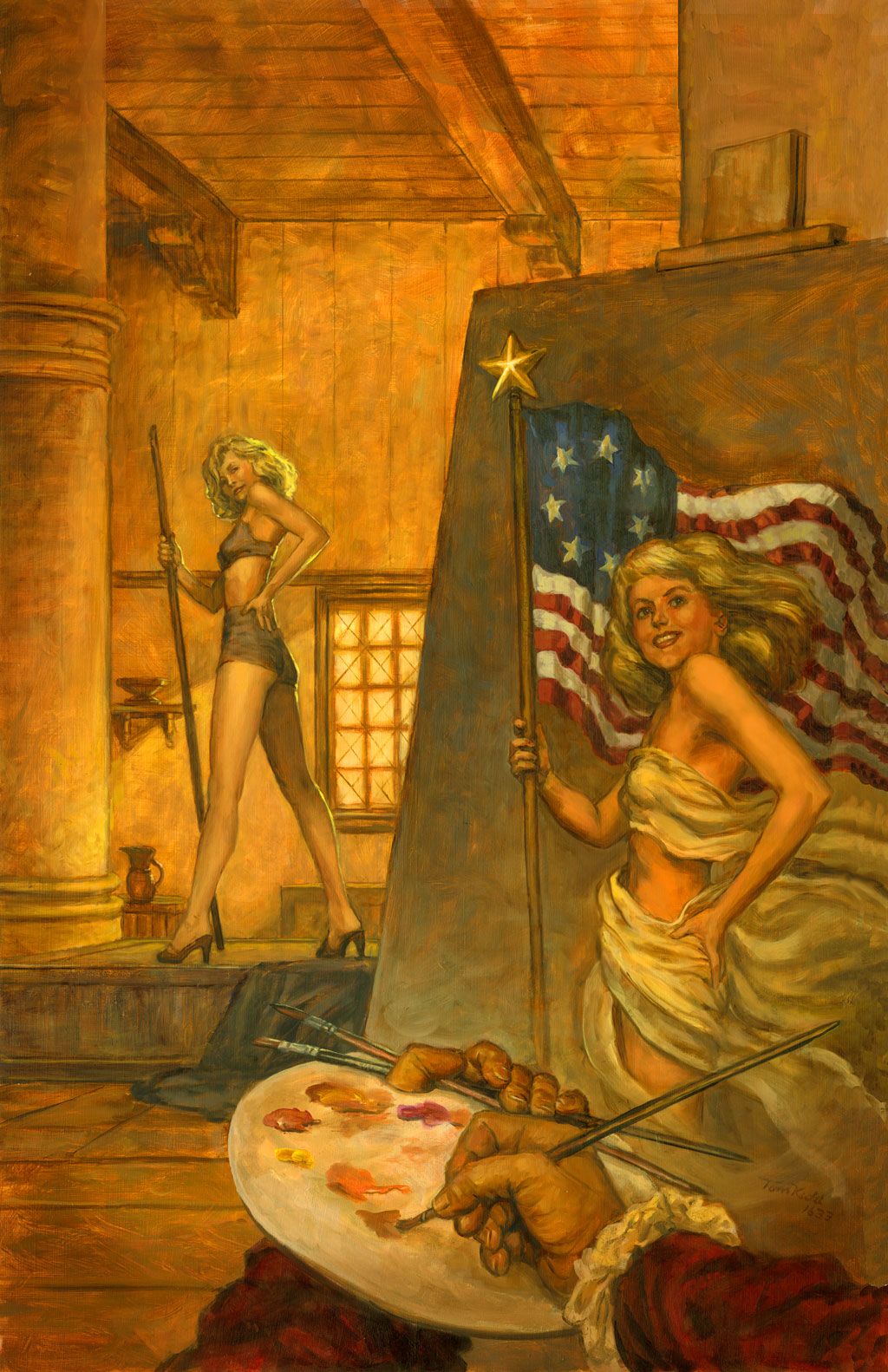 Thomas Kidd's Visionary Art TOM KIDD - art for Grantville Gazette III edit by Eric Flint - 2007 Baen Books