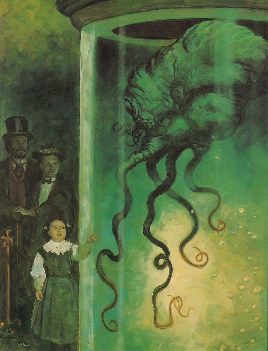 Thomas Kidd's Visionary Art Tom Kidd | This could be something Lovecraftian, but looks more like on of Wells’s Martians to me!