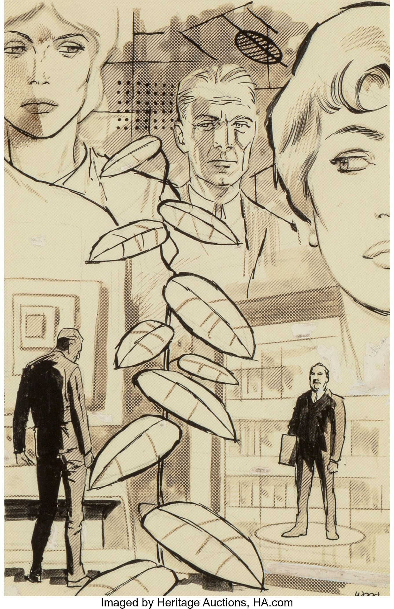 Wally Wood's Visionary Art Wally Wood (American, 1927-1981). A Taste of Tenure, If Science | Lot #98229 | Heritage Auctions