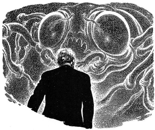 Virgil Finlay for Weird Tales 's visual Art Virgil Finlay, 